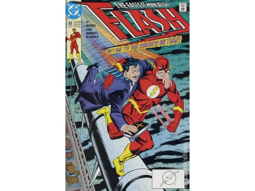 Comic Books DC Comics - Flash (1987 2nd Series) 061 (Cond. FN/VF) - 15423 - Cardboard Memories Inc.