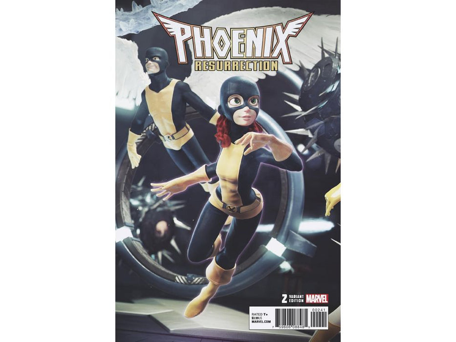Comic Books Marvel Comics - Phoenix Resurrection (2018) 002 (Cond. VG-) - Hugo Connecting Cover Variant Edition - 3885 - Cardboard Memories Inc.