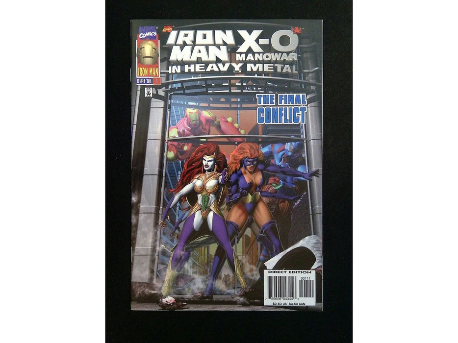 Comic Books Marvel Comics - X-O Manowar Iron Man In Heavy Metal (1996) 001 CVR B (Cond. VG+) - 16132 - Cardboard Memories Inc.