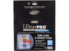 Supplies Ultra Pro - 9 Pocket Side Loading - Binder Pages Box - Cardboard Memories Inc.