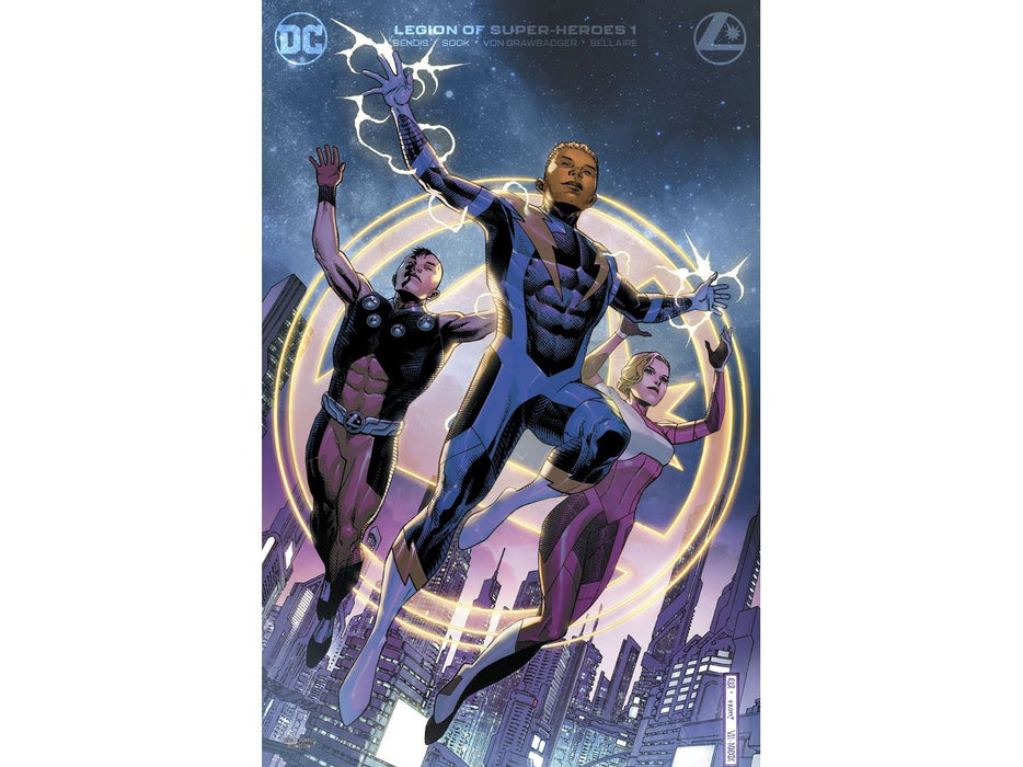 Comic Books DC Comics - Legion of Super Heroes 001 - Card Stock Cheung Variant (Cond. VF-) - 3927 - Cardboard Memories Inc.