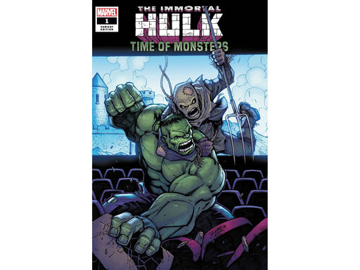 Comic Books Marvel Comics - Immortal Hulk Time of Monsters 001 - Ron Lim Variant Edition (Cond. VF-) - 11882 - Cardboard Memories Inc.