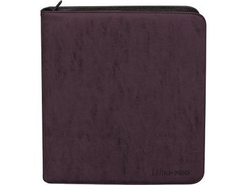 Supplies Ultra Pro - Builders Playset Pro Premium Zipper Binder - Suede Collection - Amethyst - Cardboard Memories Inc.