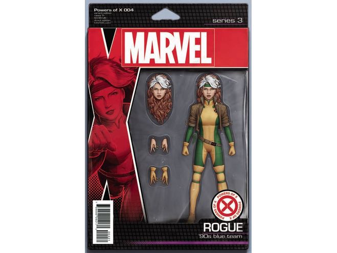 Comic Books Marvel Comics - Powers of X 004 of 6 - Christopher Action Figure Variant (Cond. FN) - 3909 - Cardboard Memories Inc.