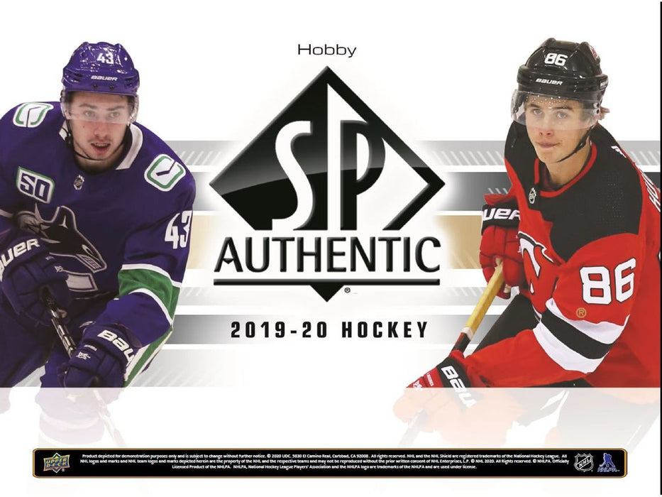 Sports Cards Upper Deck - 2019-20 - Hockey - SP Authentic - Hobby Box - Cardboard Memories Inc.