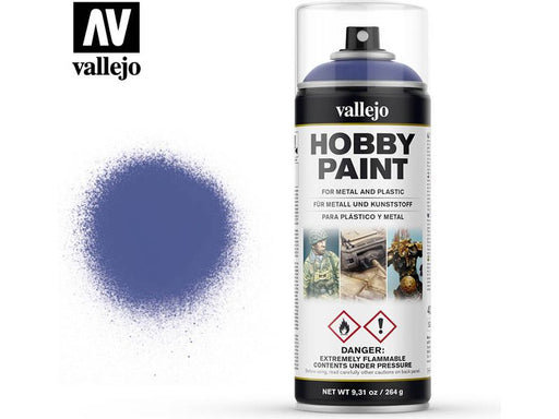 Paints and Paint Accessories Acrylicos Vallejo - Paint Spray - Ultramarine Blue - 28 017 - Cardboard Memories Inc.
