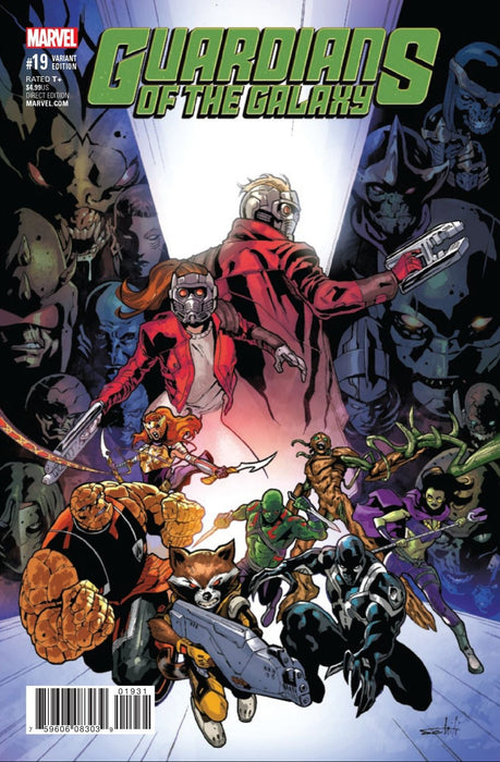 Comic Books Marvel Comics - Guardians Of The Galaxy (2015 4th Series) 019 - Cover D Bendis' Final Issue Variant Edition (Cond. FN-) - 4170 - Cardboard Memories Inc.