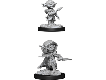 Role Playing Games Wizkids - Pathfinder - Unpainted Miniature - Deep Cuts - Goblin Male Rogue - 90170 - Cardboard Memories Inc.