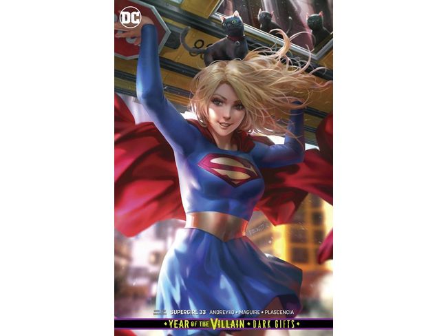Comic Books DC Comics - Supergirl 033 Card Stock Variant Edition - YOTV the Offer (Cond. FN+) - 0942 - Cardboard Memories Inc.