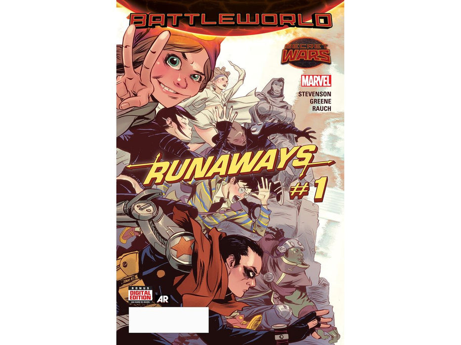 Comic Books Marvel Comics - Runaways 001 SWA (Cond. VF-) - 7218 - Cardboard Memories Inc.