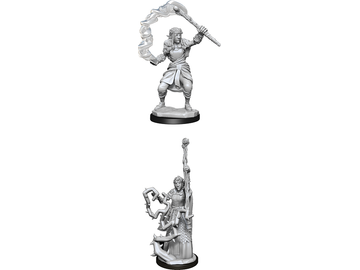 Role Playing Games Wizkids - Dungeons and Dragons - Unpainted Miniature - Nolzurs Marvellous Miniatures - Female Firbolg Druid - 90146 - Cardboard Memories Inc.