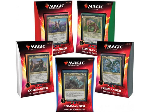Trading Card Games Magic The Gathering - 2020 - Commander Decks - Ikoria - Set of 5 - Cardboard Memories Inc.