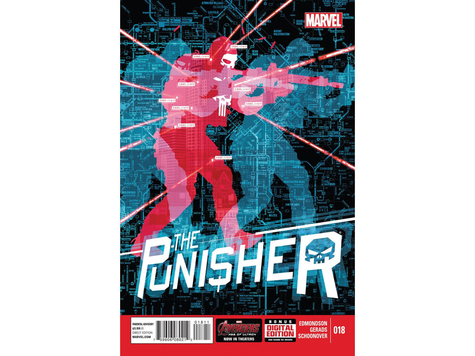 Comic Books, Hardcovers & Trade Paperbacks Marvel Comics - The Punisher (2014 10th Series) 018 (Cond. FN) - 1961 - Cardboard Memories Inc.