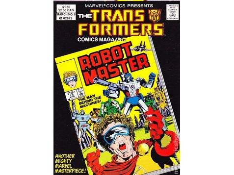 Comic Books, Hardcovers & Trade Paperbacks Marvel Comics - Transformers Comic Magazine Digest (1987) 008 (Cond. VF-) - 14657 - Cardboard Memories Inc.