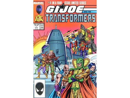 Comic Books, Hardcovers & Trade Paperbacks Marvel Comics - GI Joe and The Transformers (1987) 004 (Cond. VF-) - 14672 - Cardboard Memories Inc.