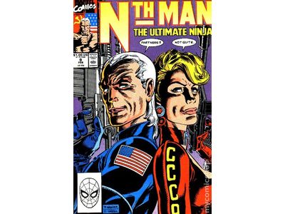 Comic Books Marvel Comics - Nth Man The Ultimate Ninja (1989) 009 (Cond. VF) - 8355 - Cardboard Memories Inc.