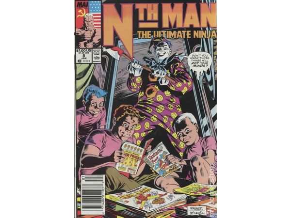 Comic Books Marvel Comics - Nth Man The Ultimate Ninja (1989) 008 (Cond. VF) - 8354 - Cardboard Memories Inc.