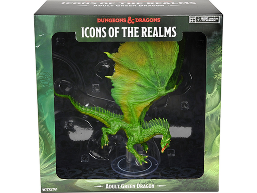 Role Playing Games Wizards of the Coast - Dungeons and Dragons - Icons of the Realms - Adult Green Dragon - Cardboard Memories Inc.