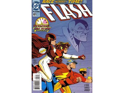 Comic Books DC Comics - Flash (1987 2nd Series) 097 (Cond. FN/VF) - 15433 - Cardboard Memories Inc.