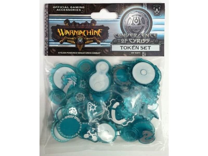 Collectible Miniature Games Privateer Press - Warmachine - Convergence of Cyriss - MK II - Token Set - PIP 91073 - Cardboard Memories Inc.