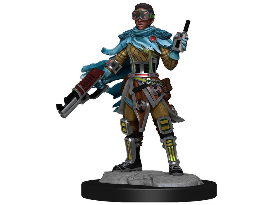 Role Playing Games Wizkids - Starfinder - Unpainted Miniature - Deep Cuts - Human Mechanic - 90333 - Cardboard Memories Inc.