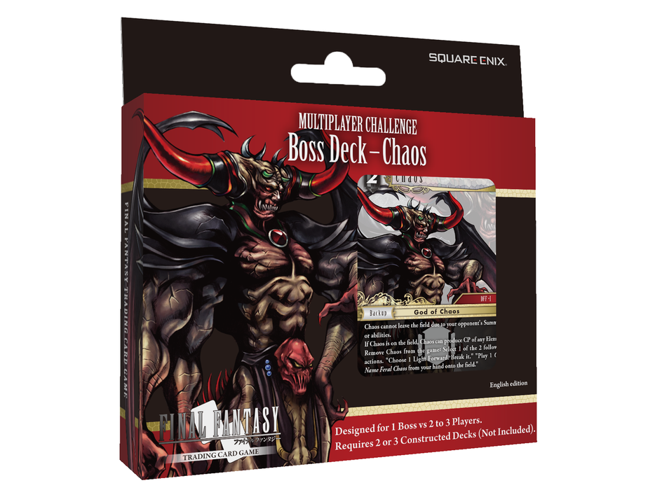 Trading Card Games Square Enix - Final Fantasy - Chaos - Boss Deck - Cardboard Memories Inc.