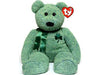Plush TY Beanie Buddy - Shamrock the Bear - Cardboard Memories Inc.