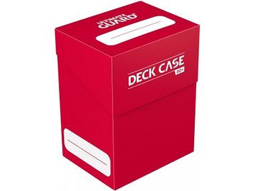 Supplies Ultimate Guard - Standard Deck Case - Red - 80 - Cardboard Memories Inc.