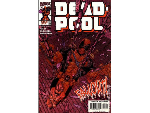 Comic Books Marvel Comics - Deadpool (1997 1st Series) 014 (Cond. VF) - 8115 - Cardboard Memories Inc.