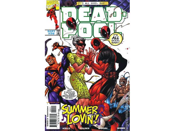 Comic Books Marvel Comics - Deadpool (1997 1st Series) 020 (Cond. FN) - 8434 - Cardboard Memories Inc.
