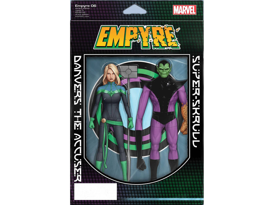 Comic Books Marvel Comics - Empyre 006 of 6 - Christopher Action Figure Variant Edition (Cond. VF-) - 9657 - Cardboard Memories Inc.