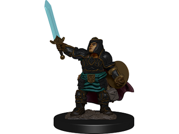 Role Playing Games Wizards of the Coast - Dungeons and Dragons - Icons of the Realms - Dwarf Paladin Female - Premium Figure - 93027 - Cardboard Memories Inc.