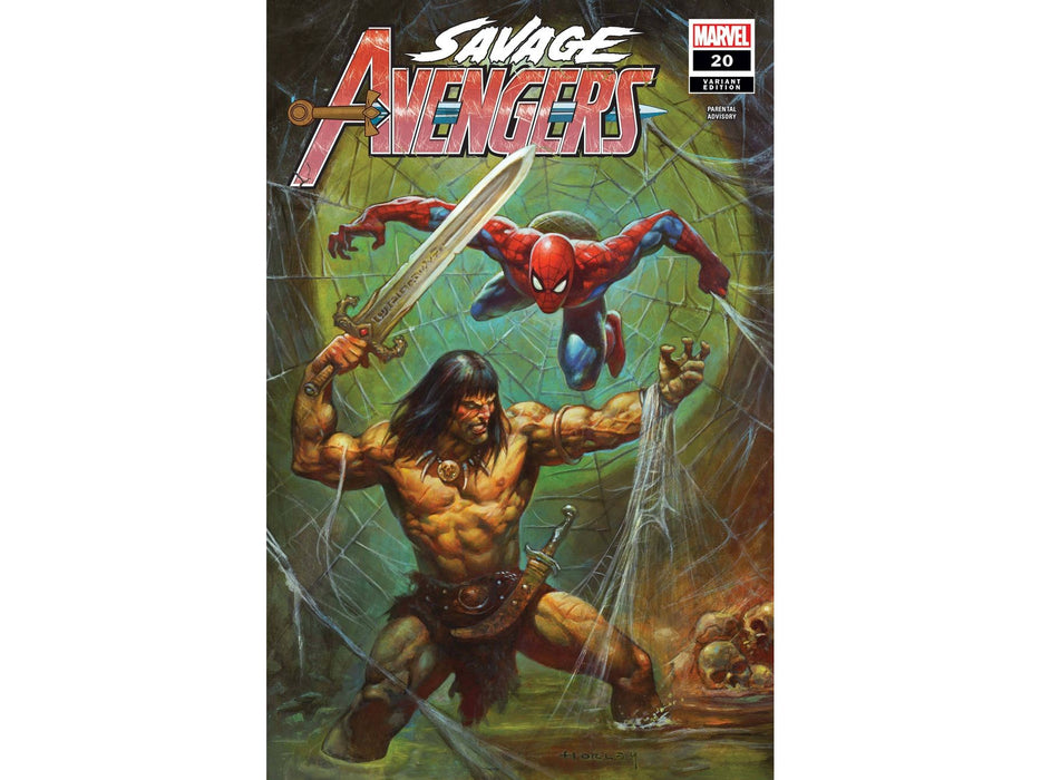 Comic Books Marvel Comics - Savage Avengers (2021) 020 - Horley Variant Edition (Cond. VF-) - 14361 - Cardboard Memories Inc.