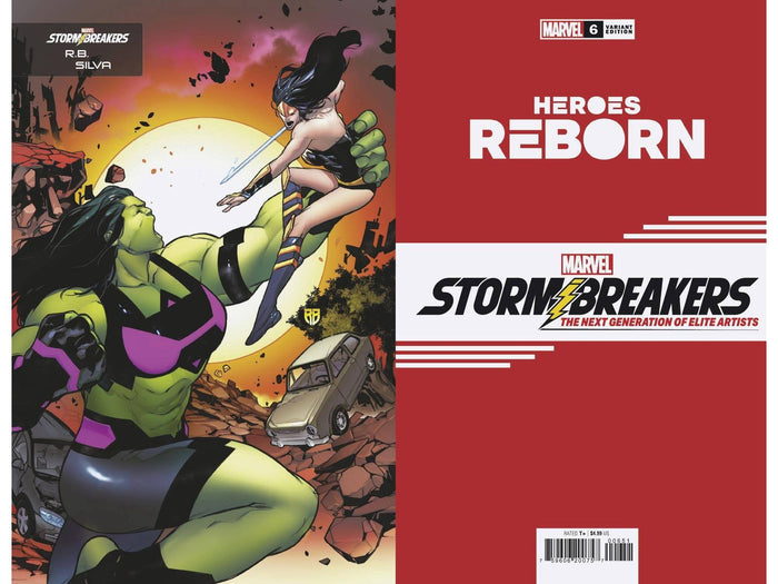 Comic Books Marvel Comics - Heroes Reborn 006 of 7 - Silva Stormbreakers Variant Edition (Cond. VF-) - 11527 - Cardboard Memories Inc.