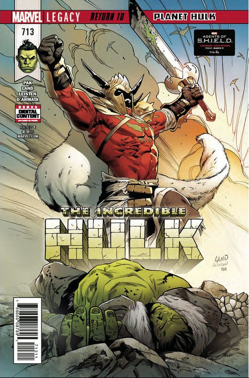 Comic Books Marvel Comics - Incredible Hulk (2017 5th Series) 713 (Cond. FN+) - 4309 - Cardboard Memories Inc.