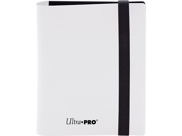 Supplies Ultra Pro - 2 Pocket - Eclipse Pro-Binder - Arctic White - Cardboard Memories Inc.