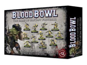 Collectible Miniature Games Games Workshop - Blood Bowl - Goblin Team - Scarcrag Snivellers - 200-27 - Cardboard Memories Inc.