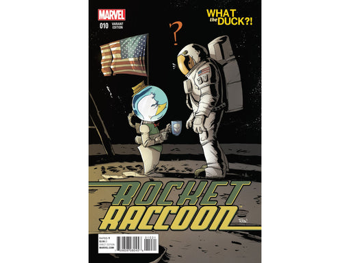 Comic Books Marvel Comics - Rocket Raccoon 010 - WHAT THE DUCK?! Variant - 3049 - Cardboard Memories Inc.