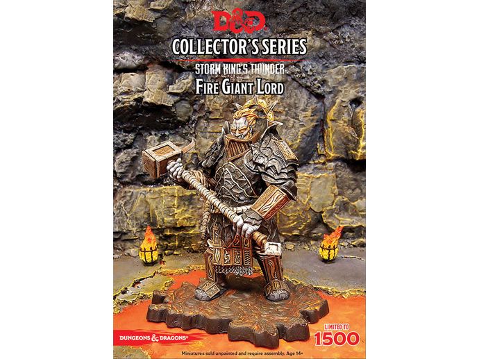 Role Playing Games Wizards of the Coast - Dungeons and Dragons - Collectors Series - Fire Giant Lord - Cardboard Memories Inc.
