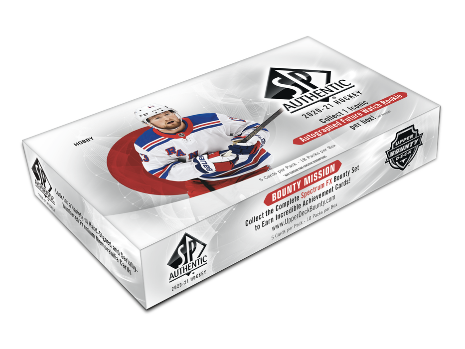 Sports Cards Upper Deck - 2020-21 - Hockey - SP Authentic - Hobby Box - Cardboard Memories Inc.