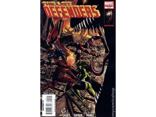 Comic Books Marvel Comics - The Last Defenders (2008) 002 (Cond. FN/VF) - 16016 - Cardboard Memories Inc.