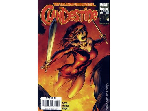Comic Books Marvel Comics - Clandestine (2008 2nd Series) 004 (Cond. FN/VF) - 12123 - Cardboard Memories Inc.