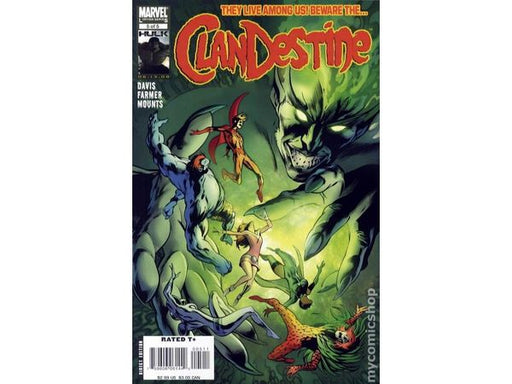 Comic Books Marvel Comics - Clandestine (2008 2nd Series) 005 (Cond. FN/VF) - 12124 - Cardboard Memories Inc.