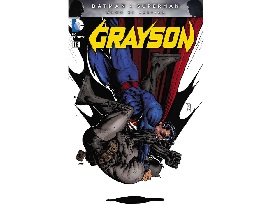 Comic Books DC Comics - Grayson (2014) 018 - Cover B Polybag Variant Edition - Sealed (Cond. VF-) - 4256 - Cardboard Memories Inc.