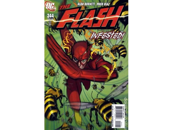 Comic Books DC Comics - The Flash (1987 2nd Series) 244 (Cond. FN/VF) - 15911 - Cardboard Memories Inc.