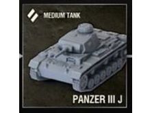 miniatures Gale Force Nine - World of Tanks - Wave 3 - German - Panzer III J - 494091 - Cardboard Memories Inc.