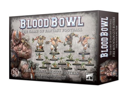 Collectible Miniature Games Games Workshop - Blood Bowl - Orge Team - Fire Mountain Gut Busters - 200-102 - Cardboard Memories Inc.