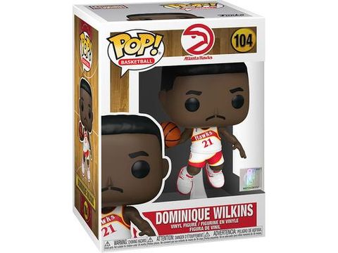 Action Figures and Toys POP! - Sports - NBA - Atlanta Hawks - Dominique Wilkins - Cardboard Memories Inc.