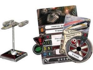 Collectible Miniature Games Fantasy Flight Games - Star Wars X-Wing Expansion Pack - Y-Wing - Cardboard Memories Inc.