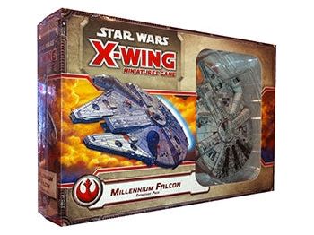 Collectible Miniature Games Fantasy Flight Games - Star Wars X-Wing Expansion Pack - Millenium Falcon - Cardboard Memories Inc.